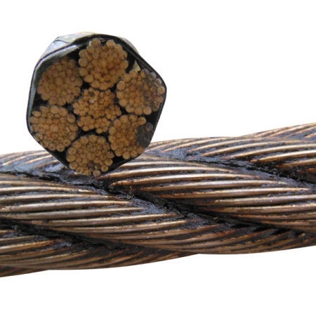 Excavating wire rope